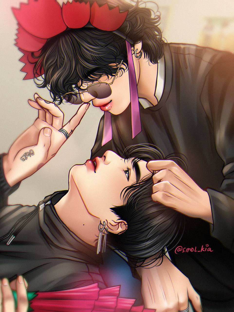 арты вигук | vkook art | taekook