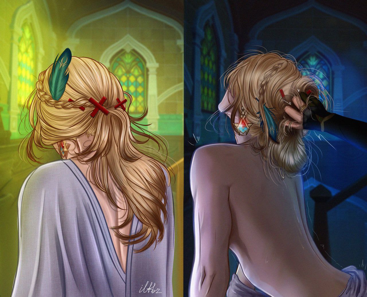 Yearning glances across a crowded room